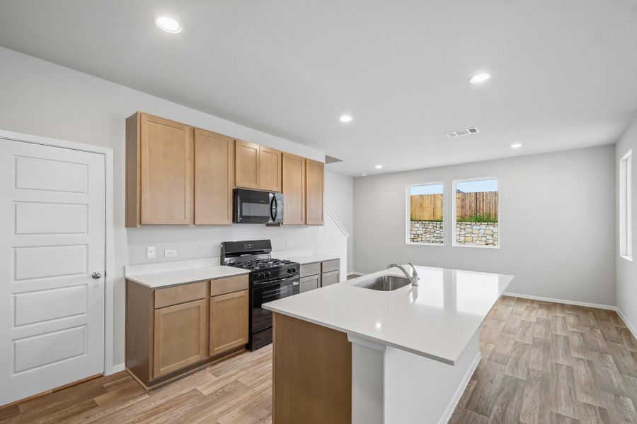 Furnished interior view inside a new home in Hymeadow, San Marcos (Image 5).
