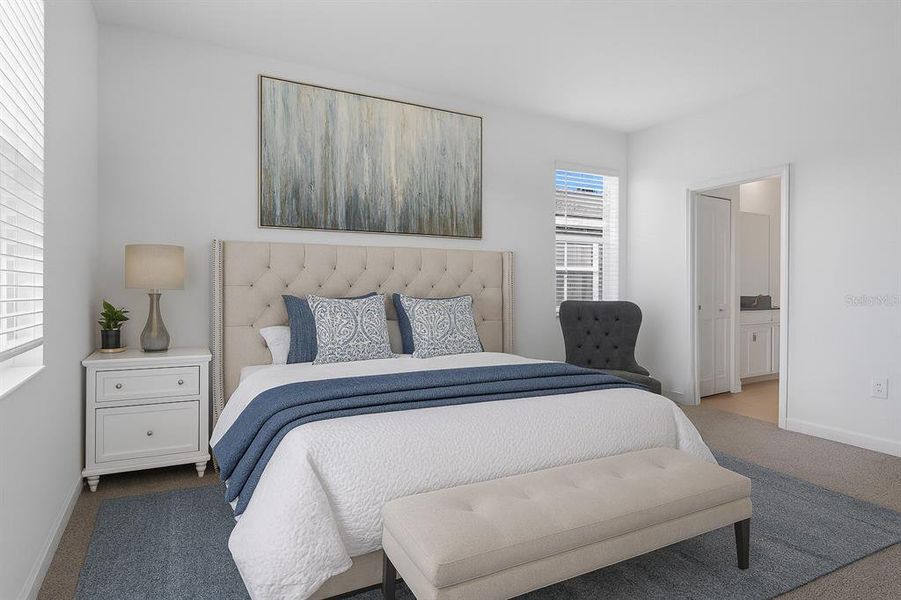 Furnished interior view inside a new home in Providence: Garden Hills Estate Collection, Davenport (Image 12).