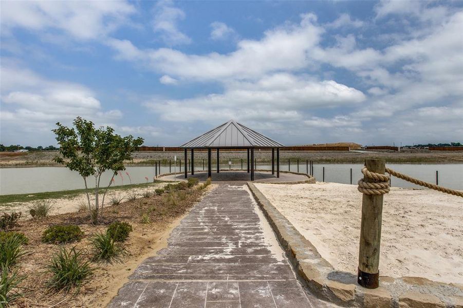 Front exterior of a new home in Bridgewater: Classic Collection, Princeton, TX, highlighting curb appeal (Image 23). Front exterior of a new home in Bridgewater: Classic Collection, Princeton, TX, highlighting curb appeal (Image 23).
