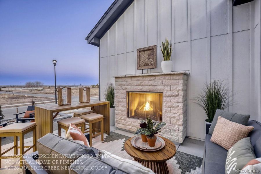 Exterior details and patio area of a home in , Fort Collins (Image 27).