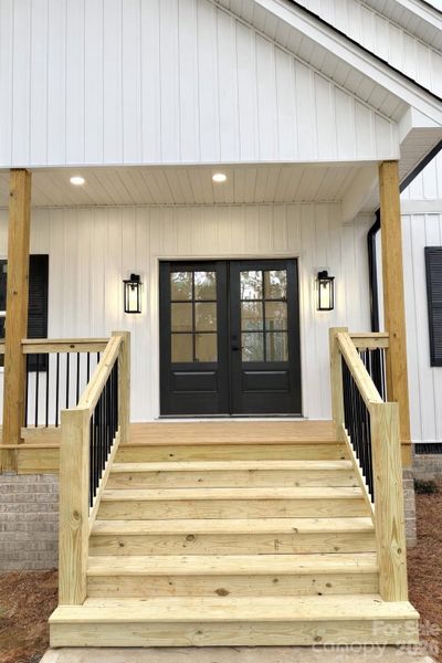 Exterior details and patio area of a home in , Clover (Image 23).