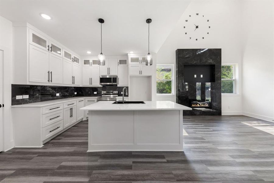 Furnished interior view inside a new home in , Dallas (Image 5). Furnished interior view inside a new home in , Dallas (Image 5).