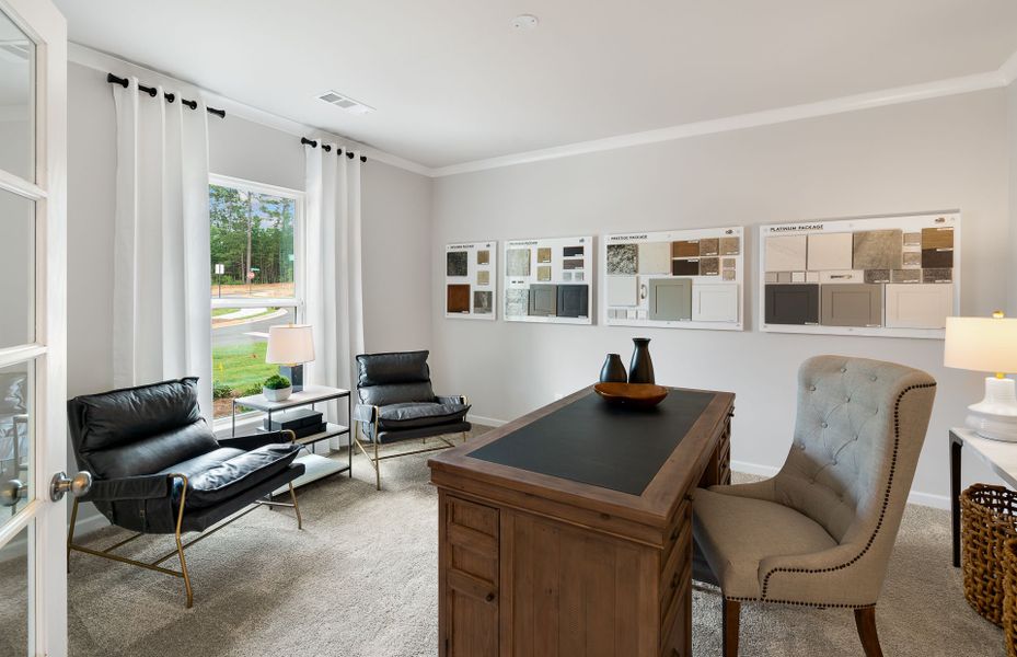 Representative furnished interior of a home built from the Rosemont by Pulte Homes in Bennett Park, Grayson (Image 48).