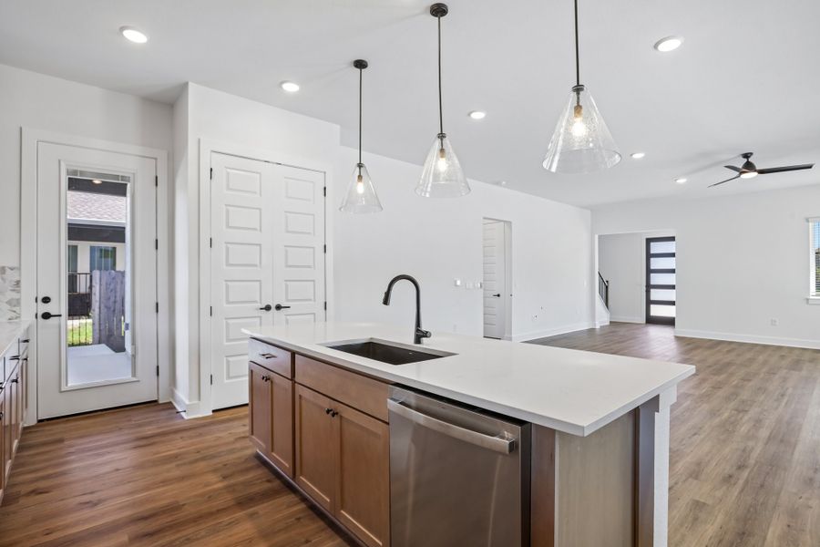Furnished interior view inside a new home in Easton Park, Austin (Image 11). Furnished interior view inside a new home in Easton Park, Austin (Image 11).