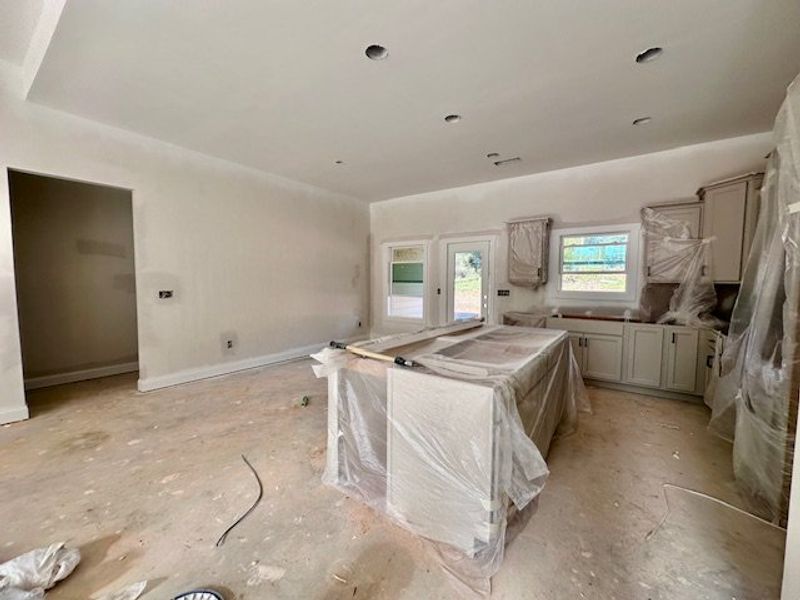 In-progress construction of a new home in Kimbell Acres, Pine Mountain, GA (Image 7).