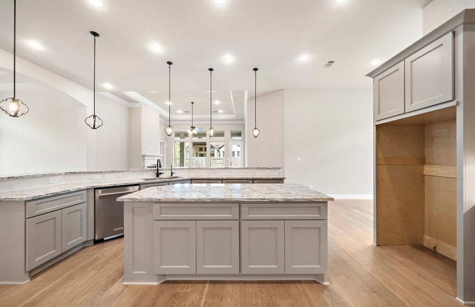 Representative furnished interior of a home built from the 3663AU by Ravenna Homes in Audubon 60′, Magnolia (Image 8).