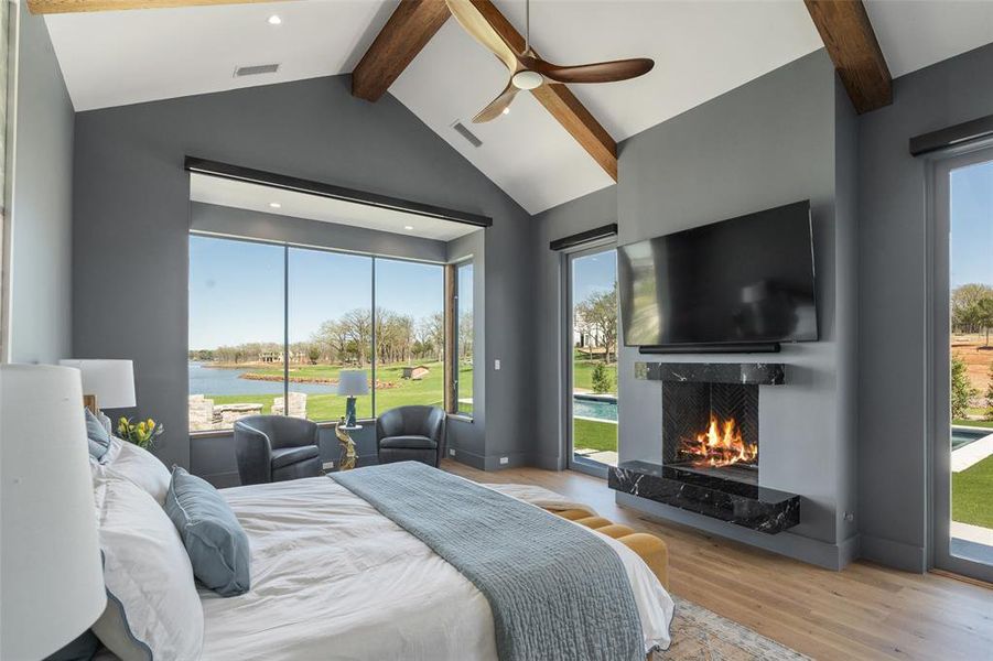 Furnished interior view inside a new home in , Malakoff (Image 12).