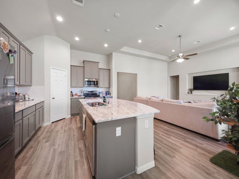 Furnished interior view inside a new home in , Katy (Image 11). Furnished interior view inside a new home in , Katy (Image 11).