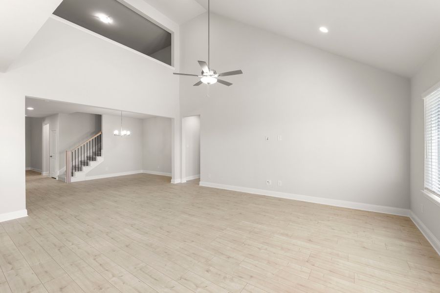 Representative unfurnished interior of a home built from the Hero by Rockwell Homes in Creekside, Royse City (Image 26). Representative unfurnished interior of a home built from the Hero by Rockwell Homes in Creekside, Royse City (Image 26).