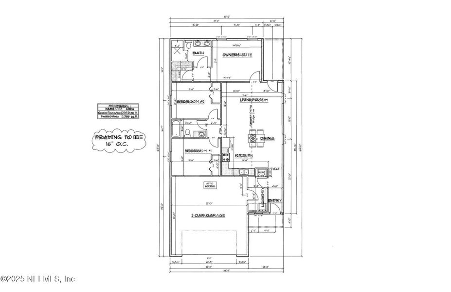 2D floor plan layout of this home in , Satsuma, FL (Image 4).