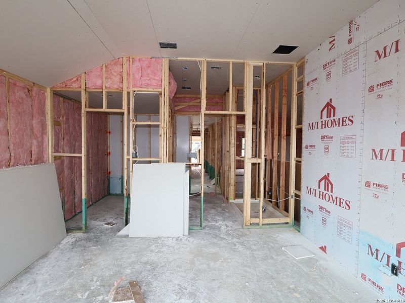 In-progress construction of a new home in Meadows at Clear Springs, New Braunfels, TX (Image 29). In-progress construction of a new home in Meadows at Clear Springs, New Braunfels, TX (Image 29).