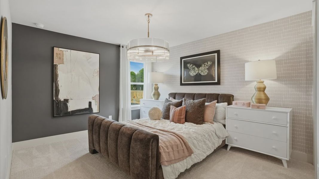 Furnished interior view inside a new home in Northcroft, Loganville (Image 31).