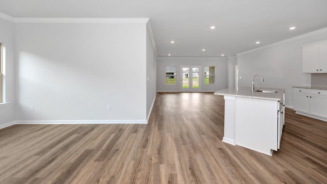 Representative unfurnished interior of a home built from the Plan by D.R. Horton in Hedge Rose, Somerville (Image 16).