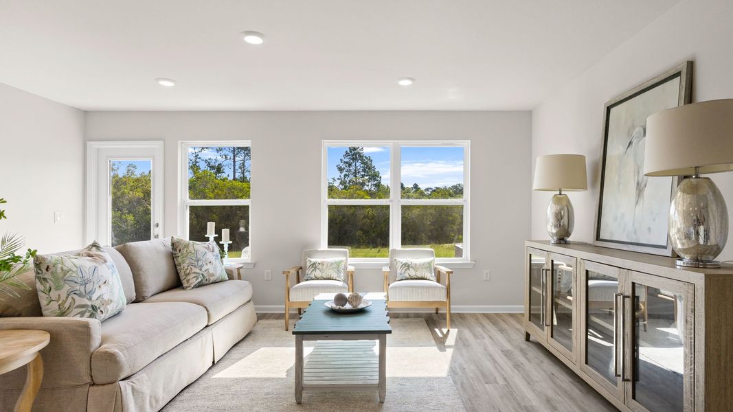 Representative furnished interior of a home built from the The Bandon by D.R. Horton in Salt Pines, Port Saint Joe (Image 16).