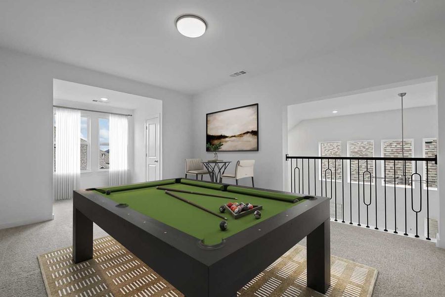 Representative Game Room - some options shown