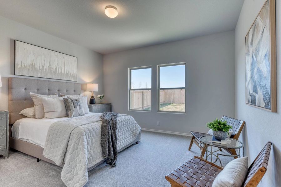 Representative furnished interior of a home built from the Ladybird by Ashton Woods in Meadows at Hennersby Hollow 40's, San Antonio (Image 9).
