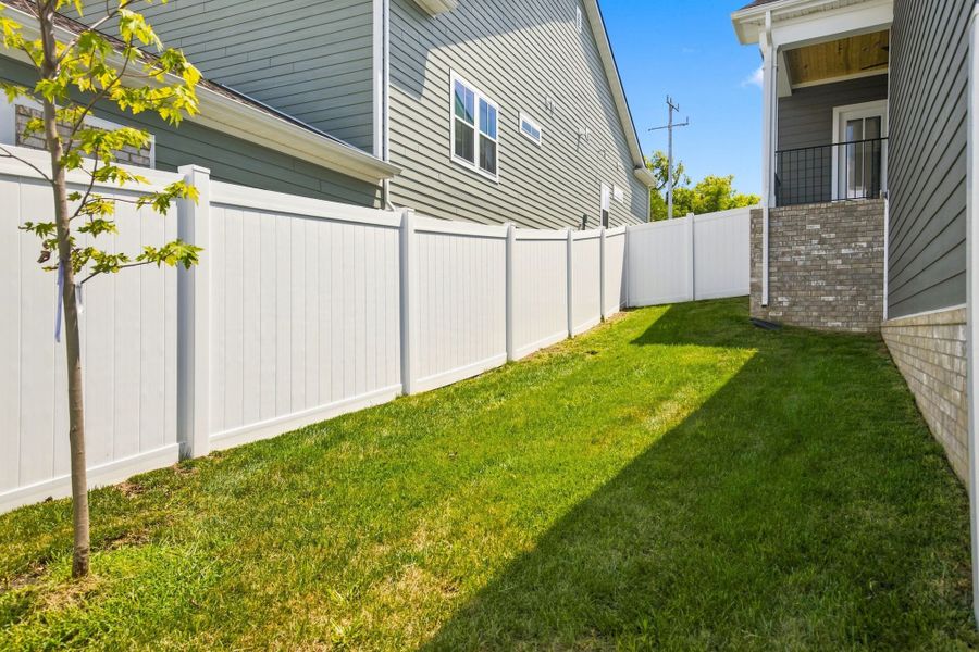 Exterior details and patio area of a home in Carothers Farms, Nolensville (Image 21).