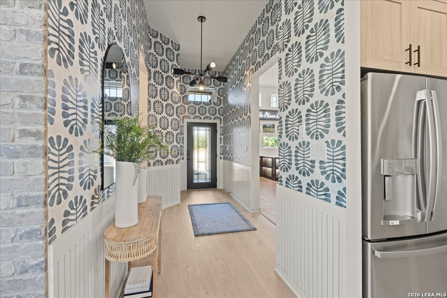 Furnished interior view inside a new home in Stream Waters, Seguin (Image 9).