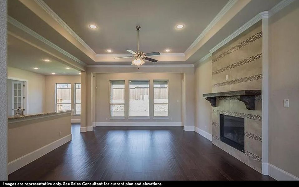 Representative unfurnished interior of a home built from the Cappiello by CastleRock Communities in Arcadia, Brentwood (Image 20).