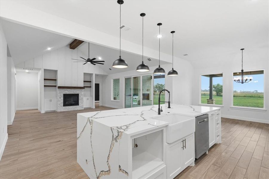 Furnished interior view inside a new home in , Sanger (Image 4).