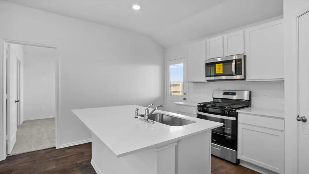 Furnished interior view inside a new home in Marigold, Uhland (Image 4).
