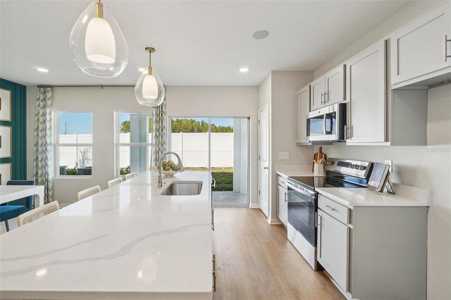 Furnished interior view inside a new home in Twin Oaks, Zephyrhills (Image 6).