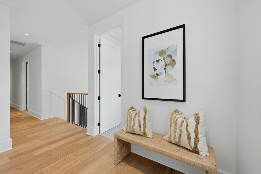 Furnished interior view inside a new home in , Atlanta (Image 77).