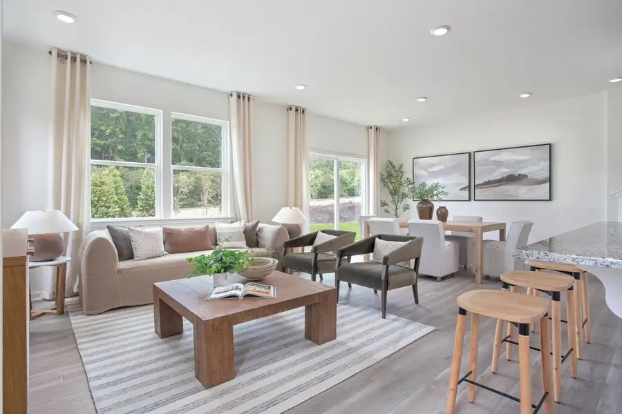 Furnished interior in a model home at Brooks Mill - Reserve Series in Durham (Image 7). Furnished interior in a model home at Brooks Mill - Reserve Series in Durham (Image 7).