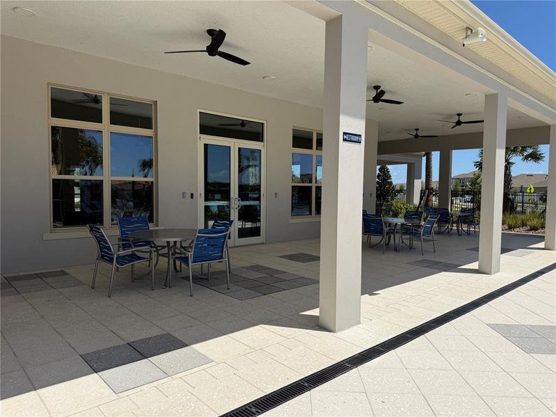 Exterior details and patio area of a home in Kindred, Kissimmee (Image 31).