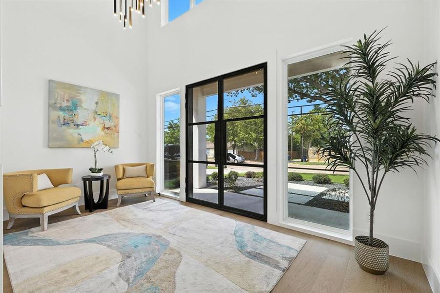 Furnished interior view inside a new home in , Dallas (Image 4). Furnished interior view inside a new home in , Dallas (Image 4).