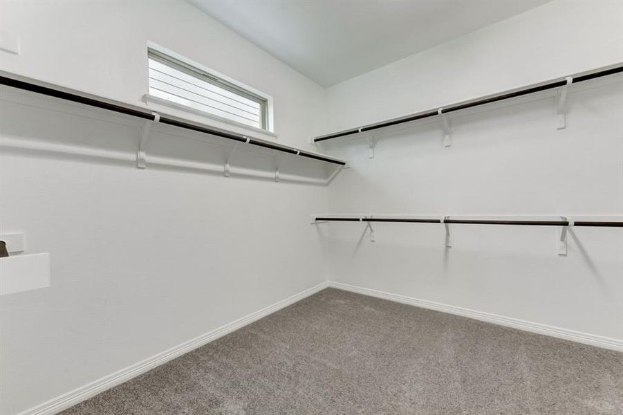 Representative Photo. Walk in Closet for Primary Bedroom