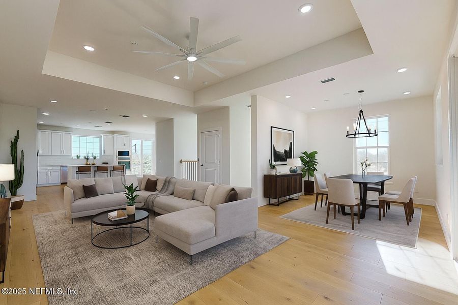 Furnished interior view inside a new home in , St. Augustine (Image 10).