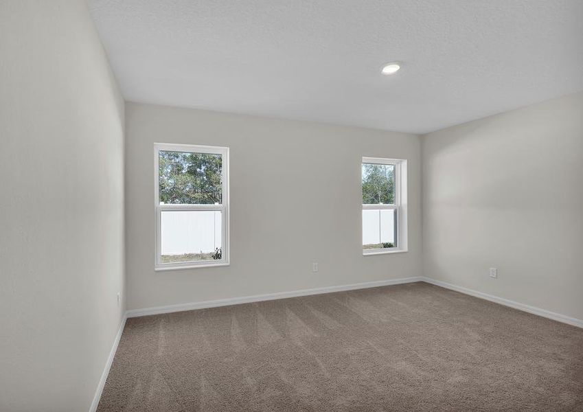 Rest and relaxation come easy in this spacious master suite Rest and relaxation come easy in this spacious master suite
