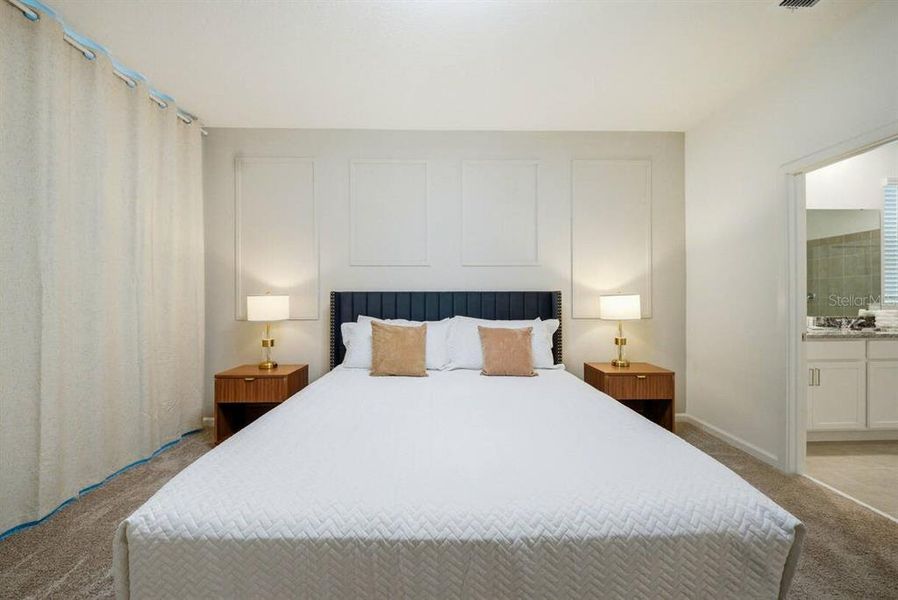 Furnished interior view inside a new home in Solara Resort, Kissimmee (Image 20).