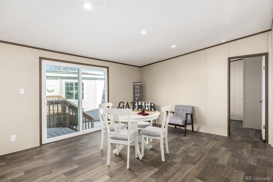 Furnished interior view inside a new home in , Colorado Springs (Image 16).
