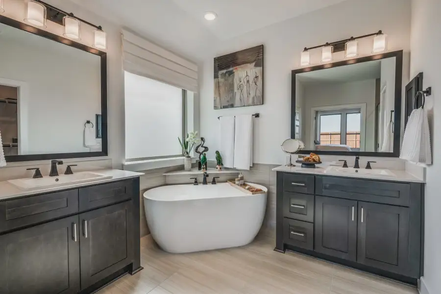 Representative furnished interior of a home built from the Princeton by Chesmar Homes in Silo Mills, Joshua (Image 6). Representative furnished interior of a home built from the Princeton by Chesmar Homes in Silo Mills, Joshua (Image 6).