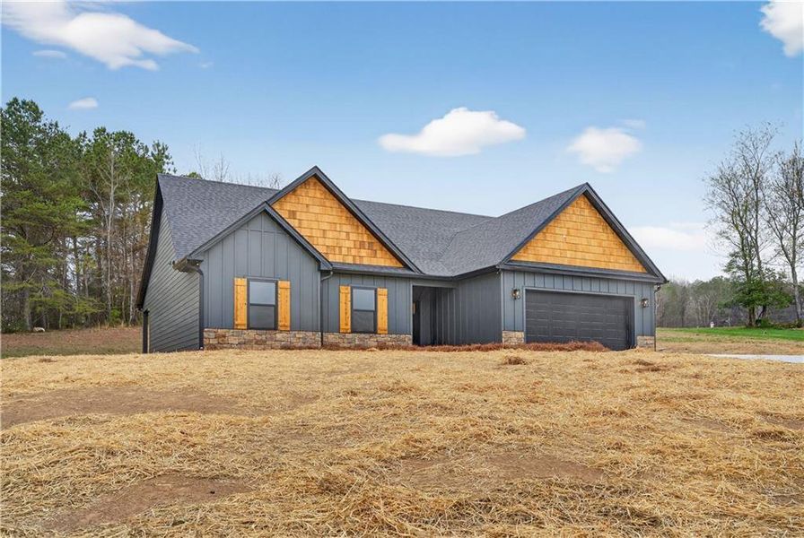 Front exterior of a new home in , Ellijay, GA, highlighting curb appeal (Image 19).