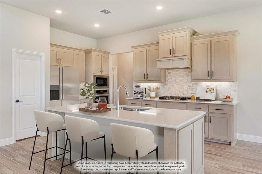 Furnished interior view inside a new home in Devonshire Classic 60-65, Forney (Image 10).