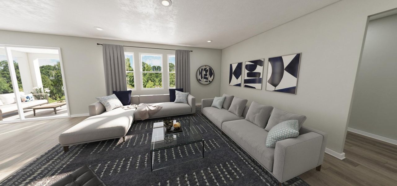 Representative furnished interior of a home built from the Sequoia II by Beazer Homes in Vintner Reserve, Clermont (Image 6).