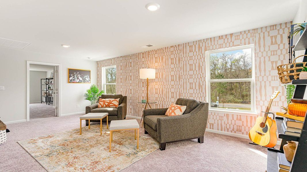 Furnished interior view inside a new home in Livingston Woods, Irmo (Image 25).