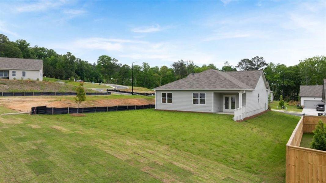 Exterior details and patio area of a home in Lost Creek, Dallas (Image 3).
