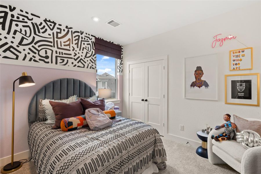 Furnished interior view inside a new home in Elyson, Katy (Image 20). Furnished interior view inside a new home in Elyson, Katy (Image 20).