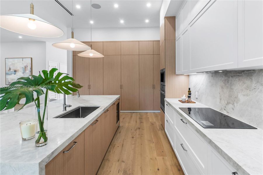 Furnished interior view inside a new home in , Miami (Image 34).