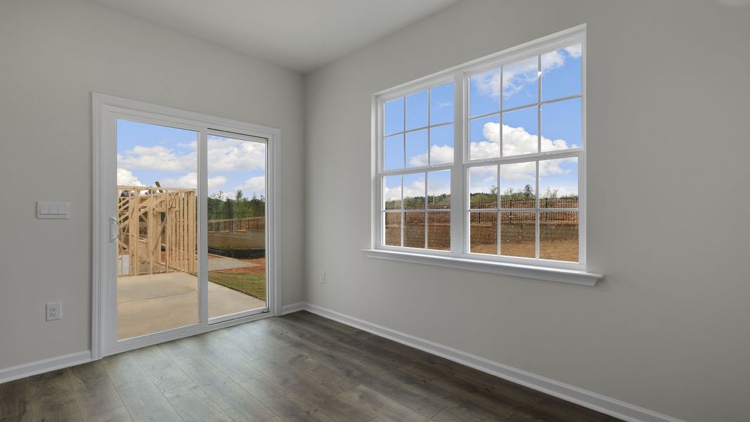 Spacious, unfurnished interior of a new home in The Grove at Matthews Landing, Fuquay Varina (Image 13).
