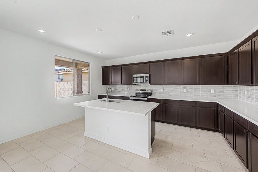 Furnished interior view inside a new home in Bentridge, Buckeye (Image 3).