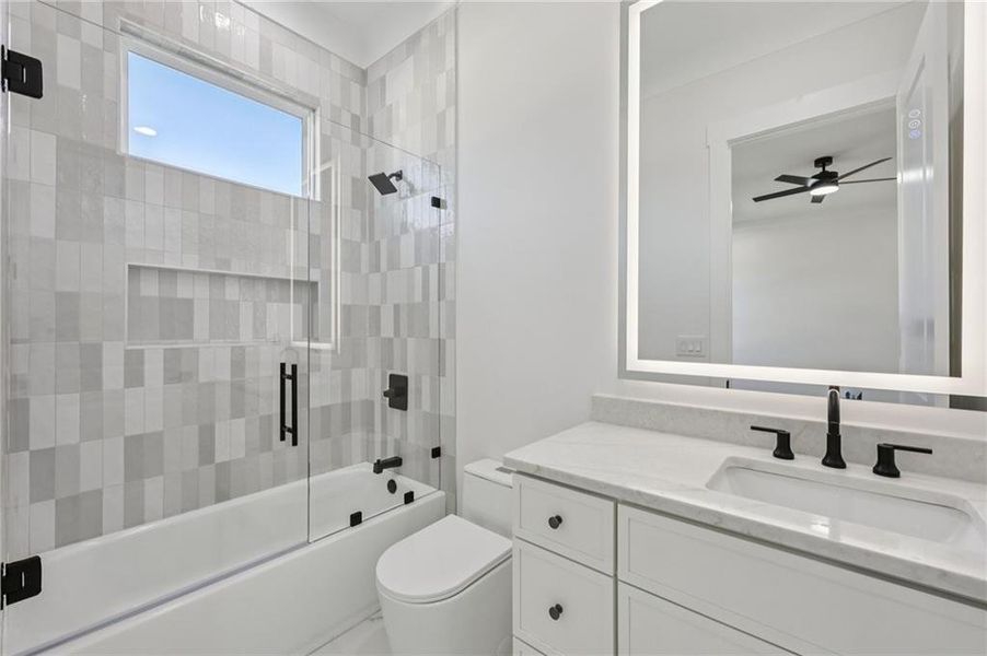 Furnished interior view inside a new home in , Buford (Image 11).