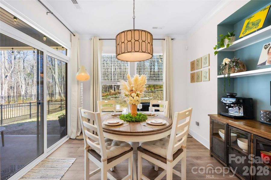 Furnished interior view inside a new home in Villas at Prestwick, Mooresville (Image 5).