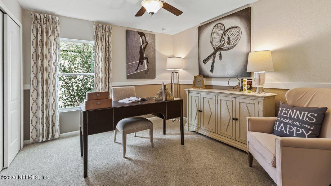 Furnished interior view inside a new home in Sawmill Branch, Palm Coast (Image 10).