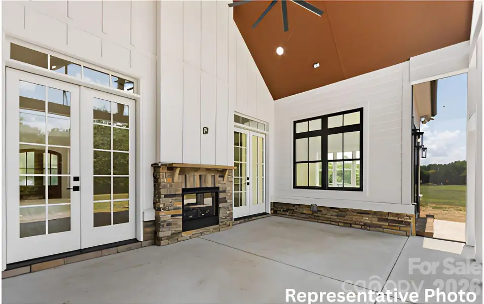 REPRESENTATIVE PHOTO - Covered Rear Porch