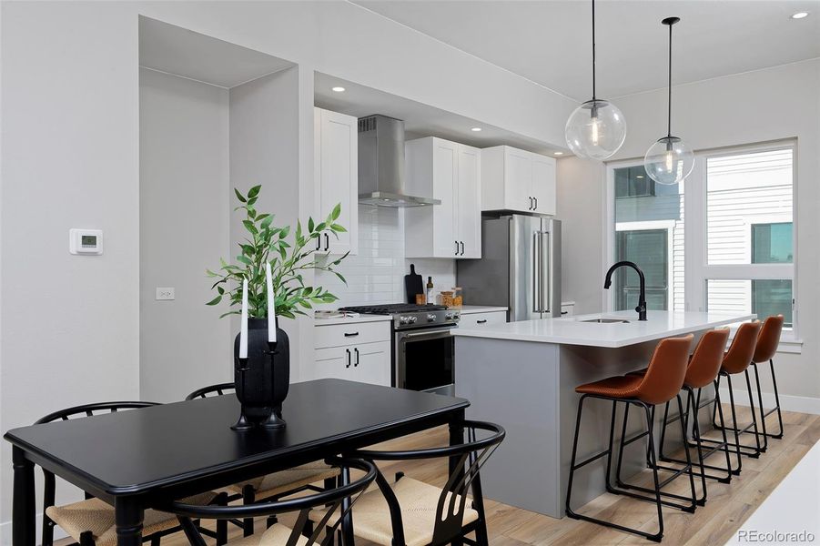 Furnished interior view inside a new home in , Denver (Image 11).
